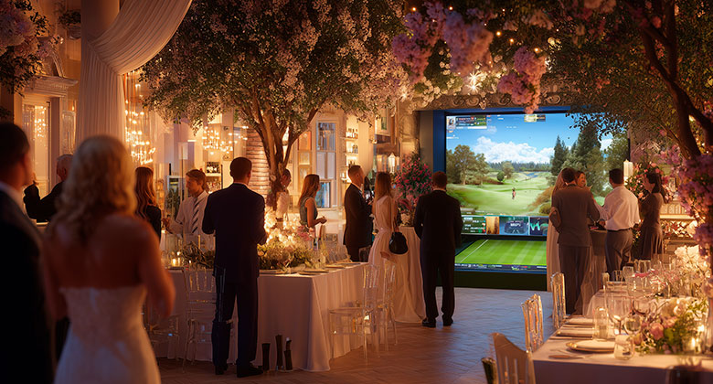 Más Birdies, Renta de Simuladores de Golf para Fiestas, Bodas, Bautizos o para la reunión que se armó